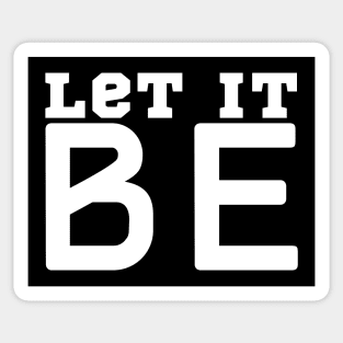 Let It Be Sticker